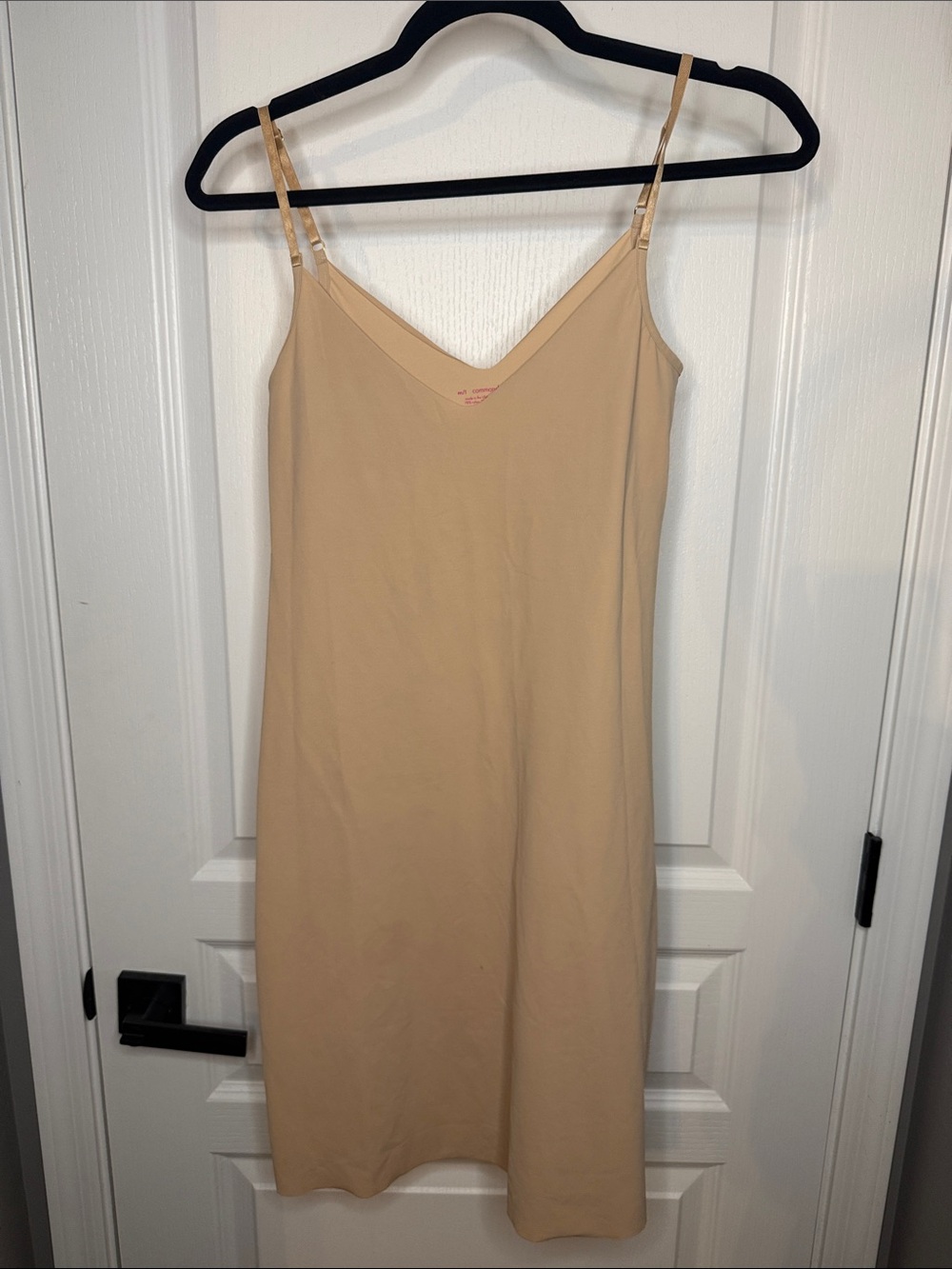 Commando Nude-Beige Slip Midi with Adjustable Spaghetti Straps. NWOT